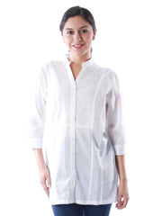 Uptown Galeria Women White Tunic