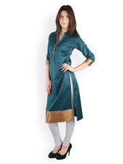 Uptown Galeria Women Green Kurta