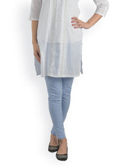 Uptown Galeria Women Light Blue Leggings