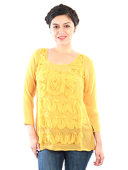 Uptown Galeria Women Yellow Top