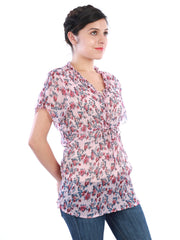 Uptown Galeria Women Pink Printed Top