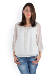 Uptown Galeria Women White Top