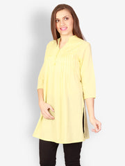 Uptown Galeria Women Yellow Kurta