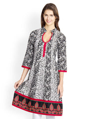 VANI Women Grey Printed Kurta