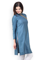 Vedanta Women Blue Kurta