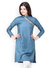 Vedanta Women Blue Kurta