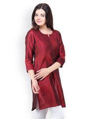 Vedanta Women Maroon Kurta