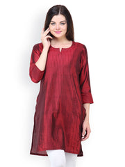 Vedanta Women Maroon Kurta