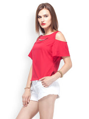 Veni Vidi Vici Women Red Top