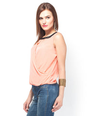 Veni Vidi Vici Peach-Coloured Top