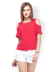 Veni Vidi Vici Women Red Top