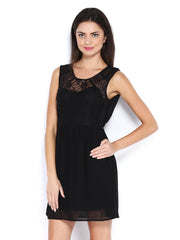 Vero Moda Black Fit &amp; Flare Dress
