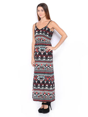 Vero Moda Multicoloured Printed Maxi Dress
