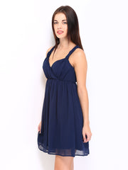 Vero Moda Navy Fit &amp; Flare Dress