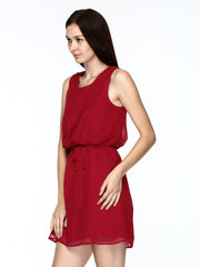 Vero Moda Red Blouson Dress