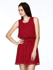 Vero Moda Red Blouson Dress