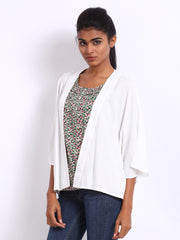 Vero Moda White Drapey Shrug