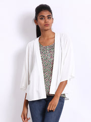 Vero Moda White Drapey Shrug