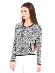 Vero Moda Women Balck &amp; White Jacket