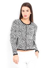 Vero Moda Women Balck &amp; White Jacket
