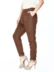 Vero Moda Women Brown Slim Fit Trousers