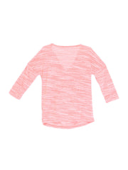Vero Moda Women Coral Red &amp; White Top