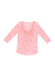 Vero Moda Women Coral Red &amp; White Top
