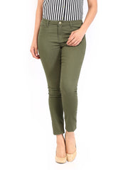 Vero Moda Women Green Skinny Fit Jeggings