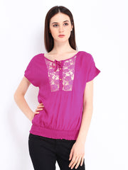 Vero Moda Women Magenta Top