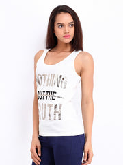 Vero Moda Women White Printed Top
