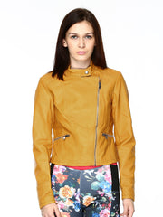 Vero Moda Women Mustard Yellow Jacket