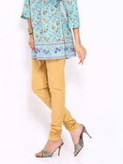Vishudh Women Khaki Coloured Churidar