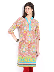 Vishudh Women Multi-Coloured Printed Kurta