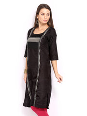 W Women Black Kurta