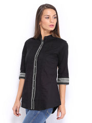 W Women Black Kurta