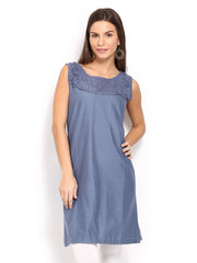 W Women Blue Kurta