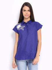 W Women Blue Top