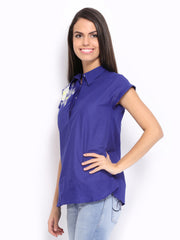 W Women Blue Top
