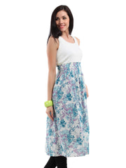 W Women Cream Printed Kurta