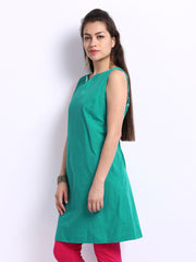 W Women Green Kurta