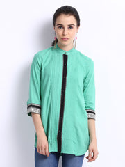 W Women Green Tunic