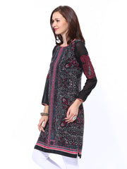 Wishful by W Women Black Printed Kurta