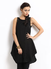 W Women Black Kurta