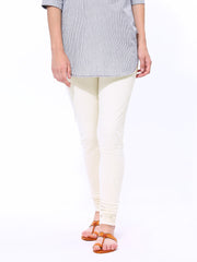 W Women Off-White Churidar Leggings