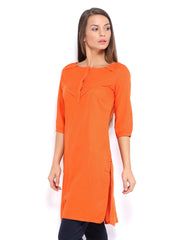 W Women Orange Kurta