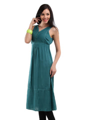 W Women Teal Kurta