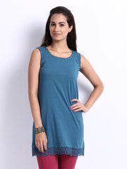 W Women Blue Tunic