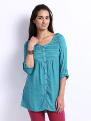 W Women Blue Tunic