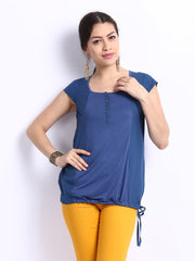 W Women Blue Top