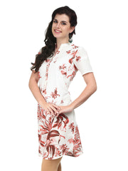 W Women White Printed Kurta
